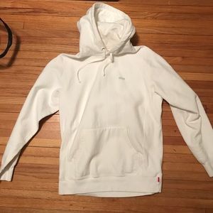 white supreme sweatshirt